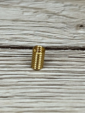 Mellandel Spiral 4x7 mm, Guldfärg (20st)