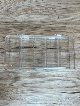 Pärlask 7 fack 85x175x30 mm, Klar (st)
