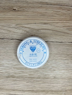 Elastisk tråd 1 mm, Genomskinlig (5 m)