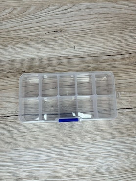 Pärlask lösa väggar 130x70x23 mm, Genomskinlig (st)