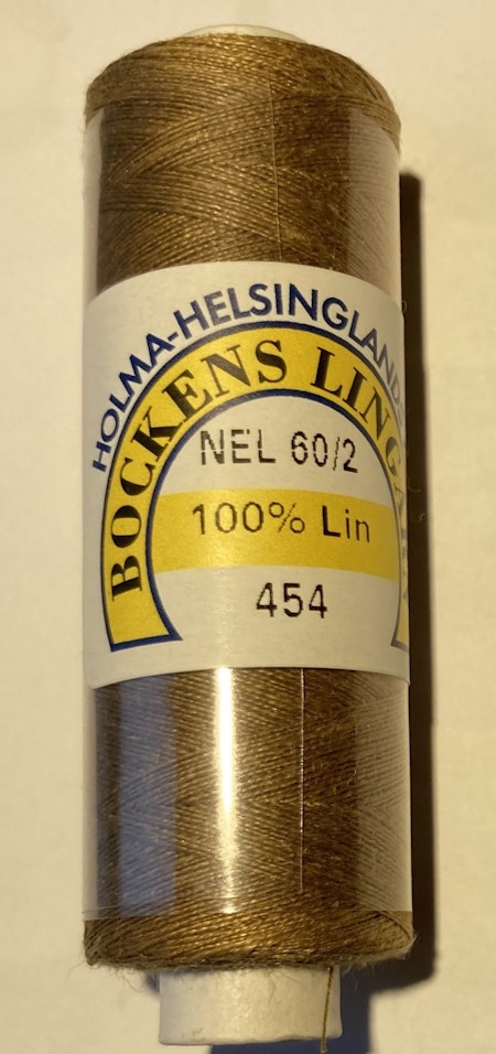 Bockens knyppelgarn 60/2 ljusbrun 454 12,5 gr/rle