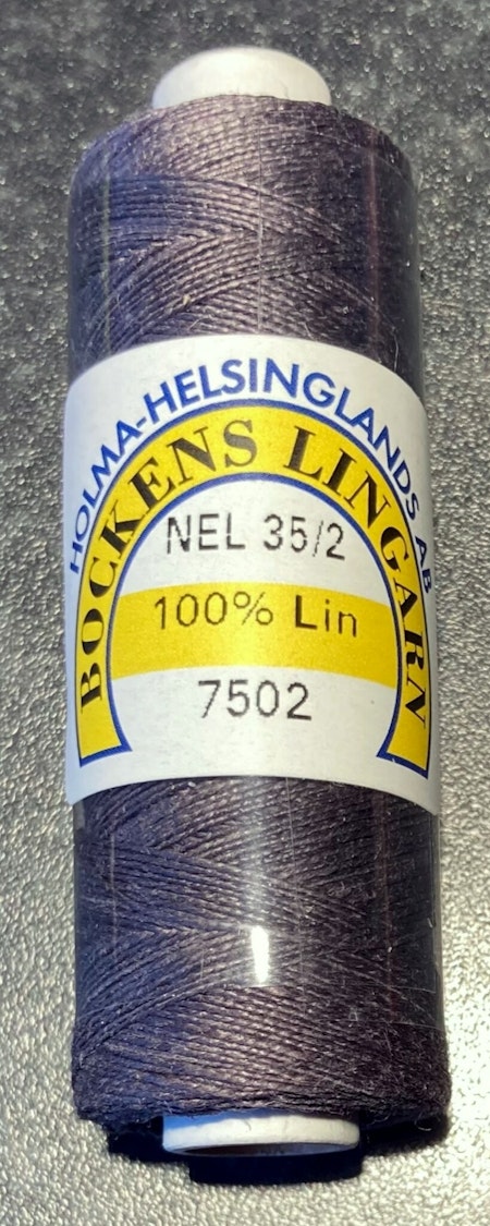 Bockens knyppelgarn 35/2 antracitgrå 7502 12,5 gr/rle
