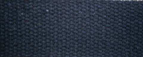Grovt bomullsband till montering av armband  20x2,5 cm svart