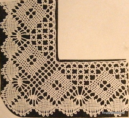 Sockerudd med nätruta 23x23 cm
