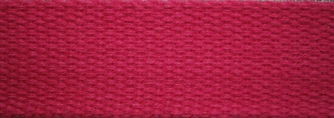 Grovt bomullsband till montering av armband  20x2,5 cm cerise
