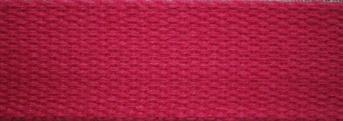 Grovt bomullsband till montering av armband  20x2,5 cm cerise