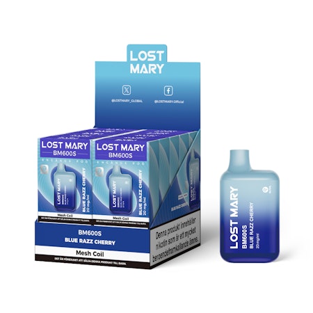 Lost Mary BM600S Mesh Blue Razz Cherry