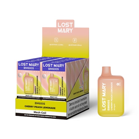 Lost Mary BM600S Mesh Cherry Peach Lemonade