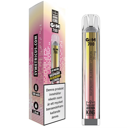 Aroma King Gem Bar Raspberry Blueberry Lemon