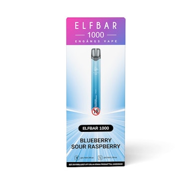 Elf Bar 1000 Blueberry Sour Raspberry