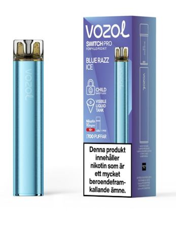 Vozol Switch Pro Kit Blue Razz Ice 10mg