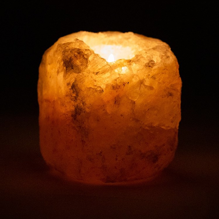 Ljushållare i Saltkristall 800-1200g