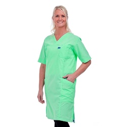 Grön klänning i polyester och bomull | TK Design