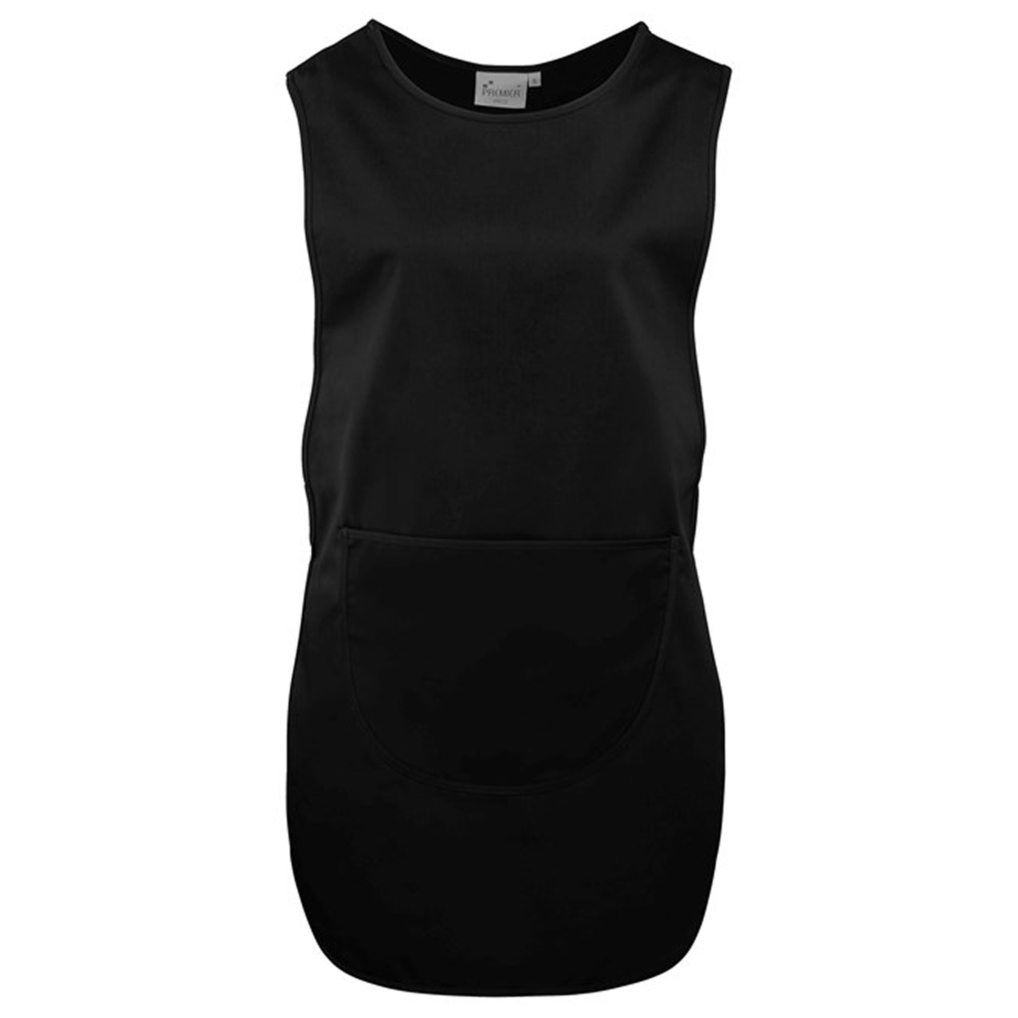 Långt tabard-förkläde med ficka | Premier