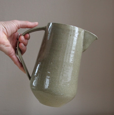 Kanna i stengods 1.5 L, drejad