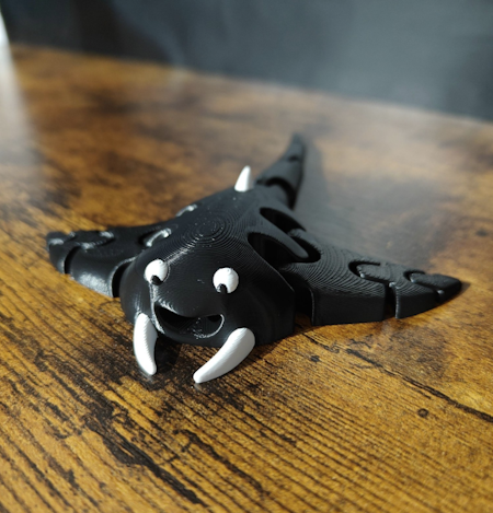 MantaRay – Artikulerad 3D-printad Rocka