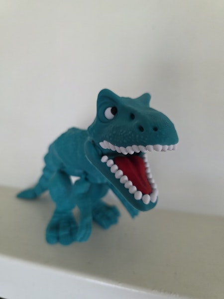 Flexi T-Rex – Artikulerad 3D-printad Dinosauriefigur i Flera Färger