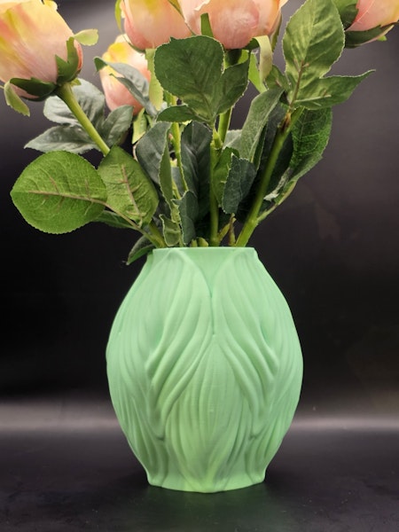 Vas med naturmotiv - Design från löv - Nature’s Elegance Vase