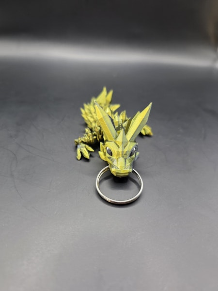 Crystal Tadling – Kristalldrake Nyckelring