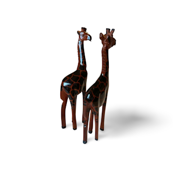 Giraff i par