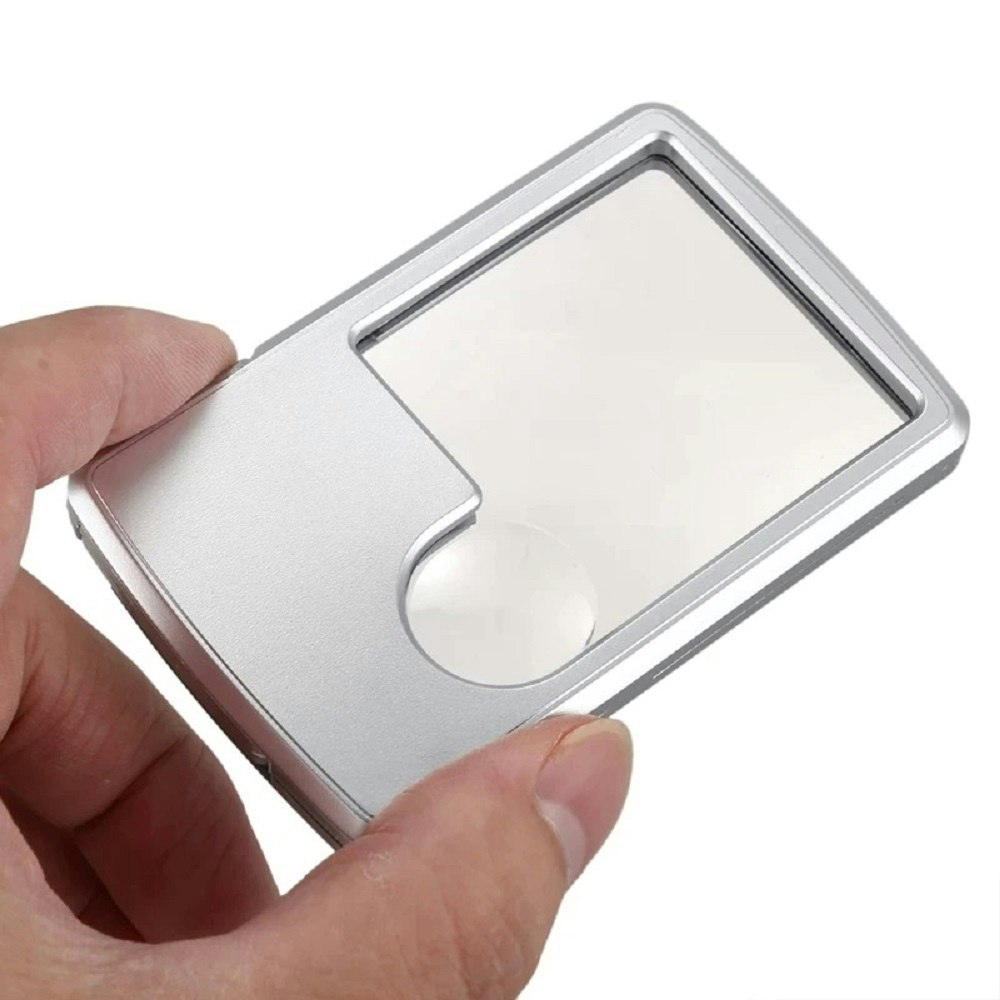 Forstørrelsesglass lommeformat – 6x forstørrelse