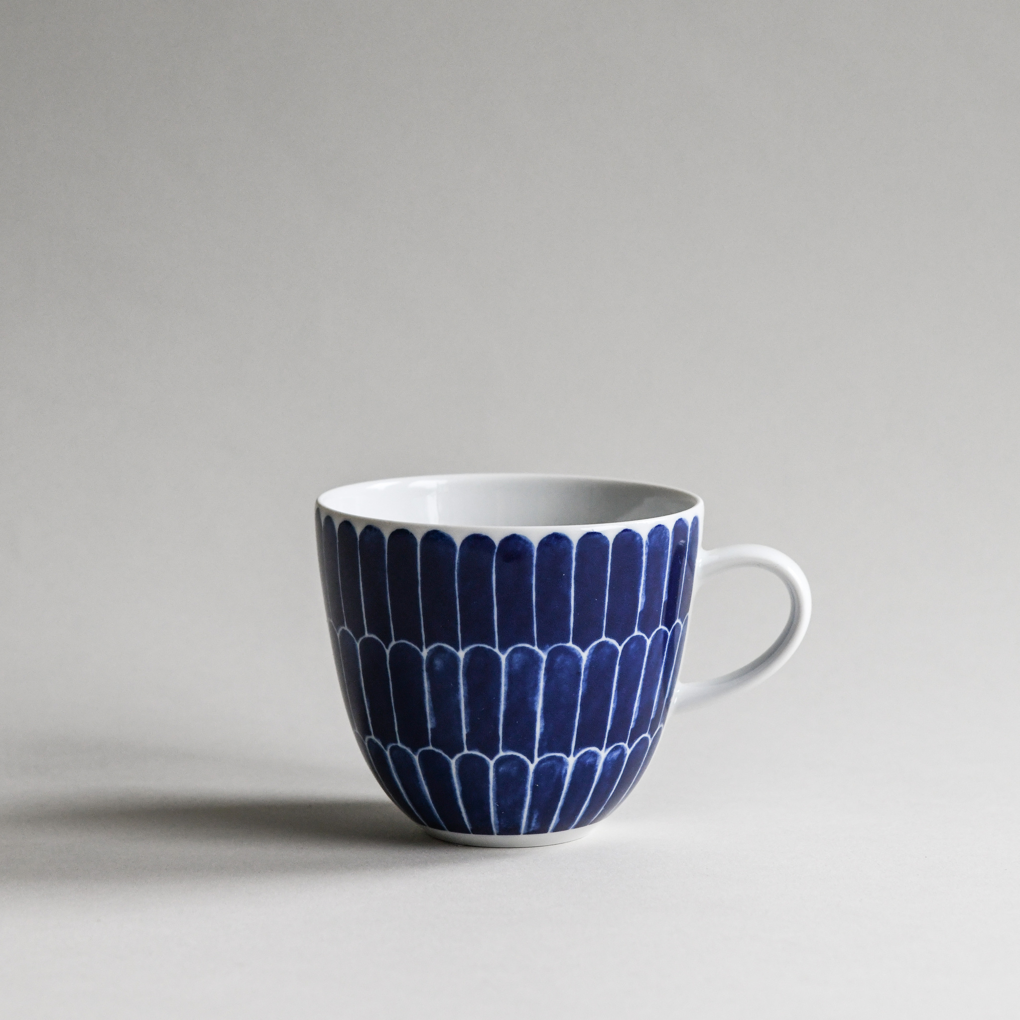Selma feather mug blue