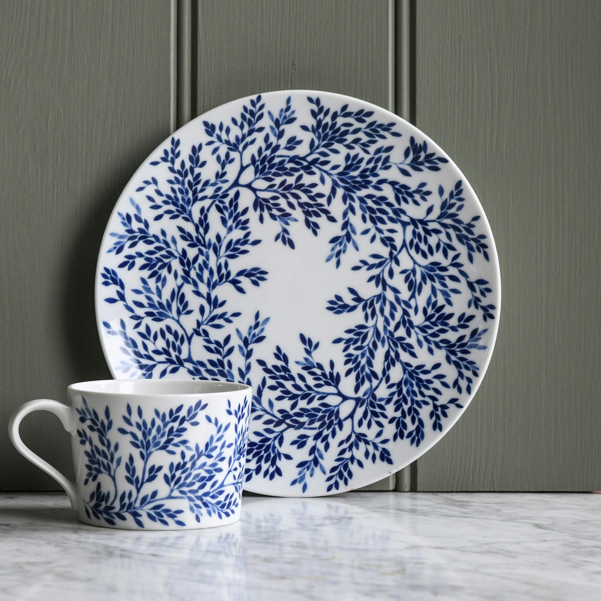 Myrten small plate blue