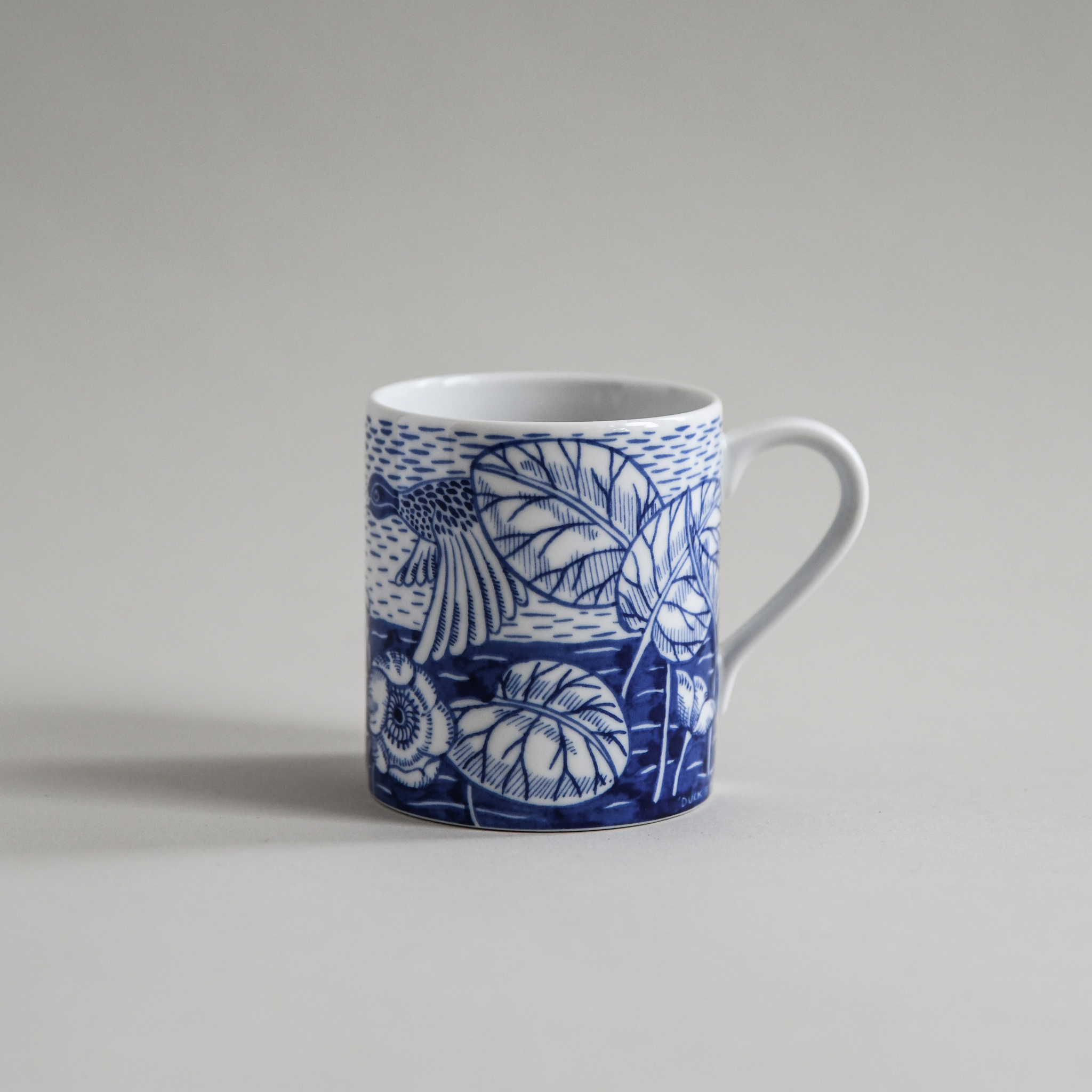 Duckpond mug blue