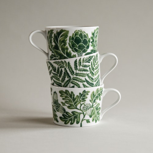 3-pack Botanica cup green