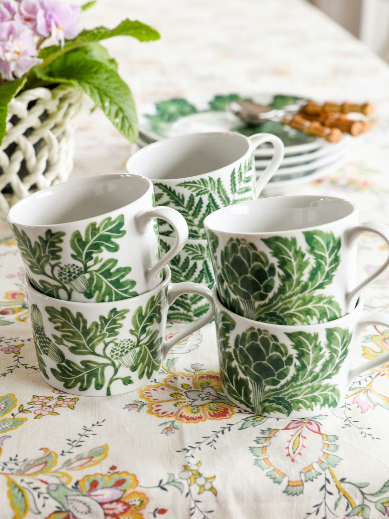 2-pack Fern cup green