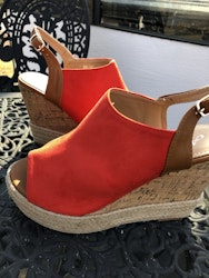 Kilklacks-sandal  Röd