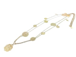 Spinn Multi Halsband Guld