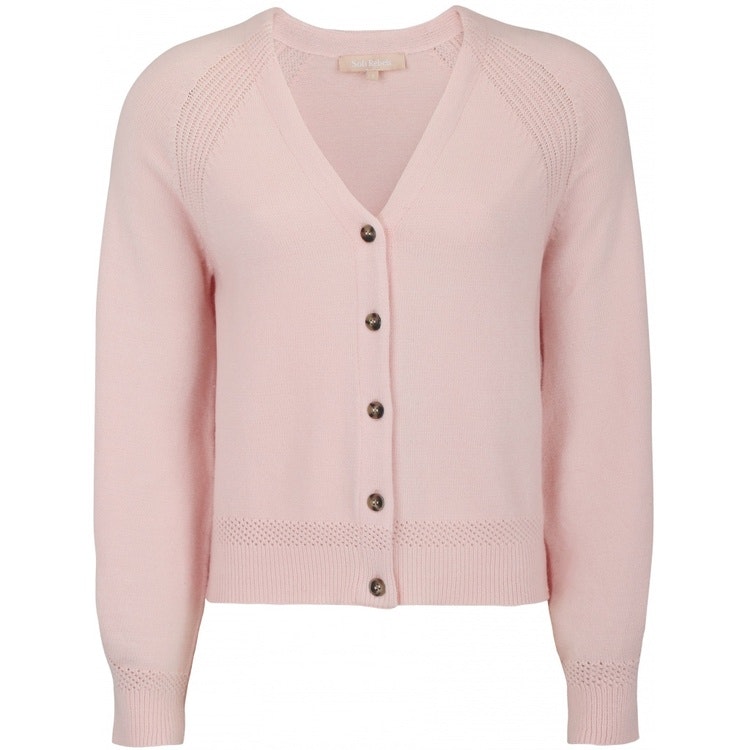 Saseline Cardigan Knit Rosa