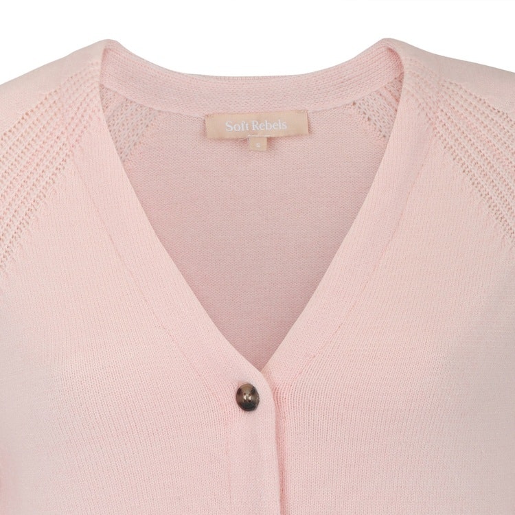 Saseline Cardigan Knit Rosa