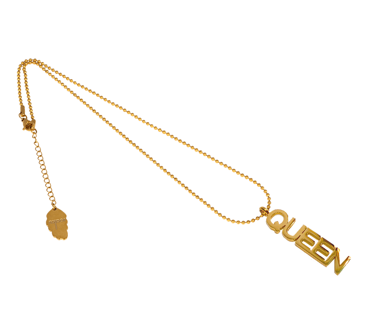 Queen Halsband Guld