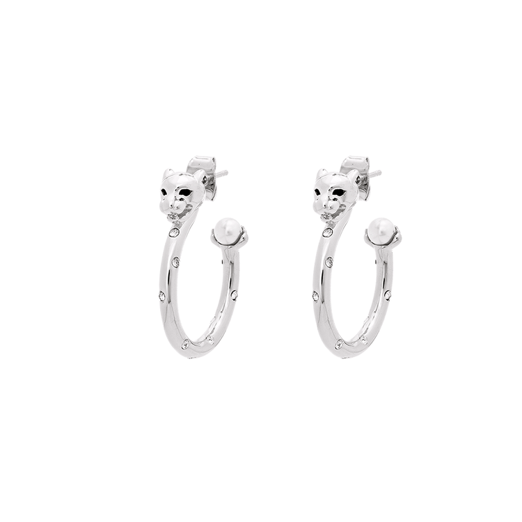 Petite Sheba Hoops Örhängen Silver