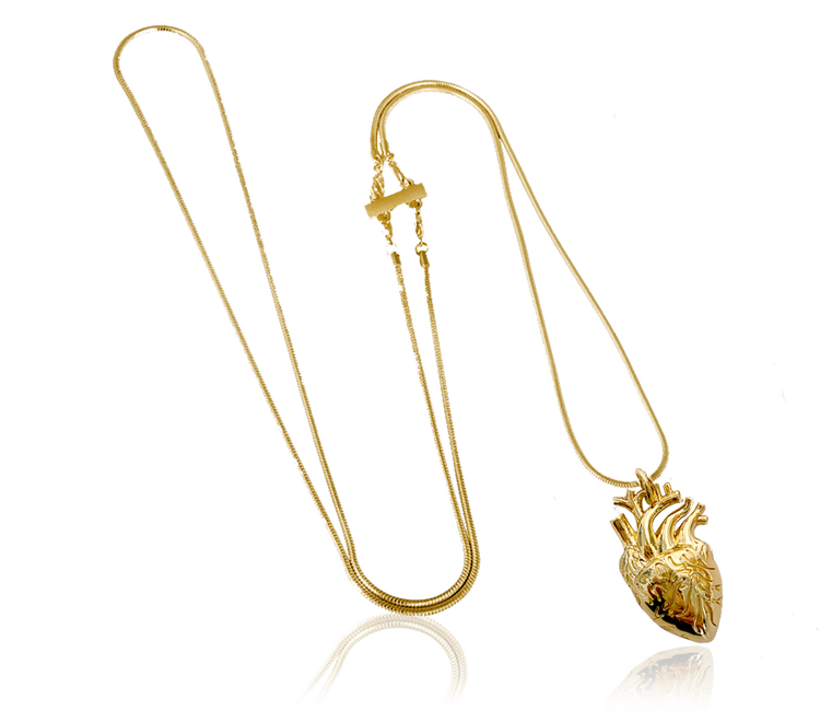 Heart Mini Halsband Silver eller Guld