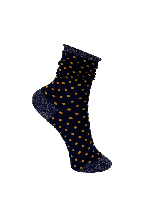 Socks Dots/Navy