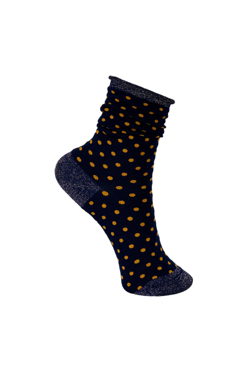 Socks Dots/Navy