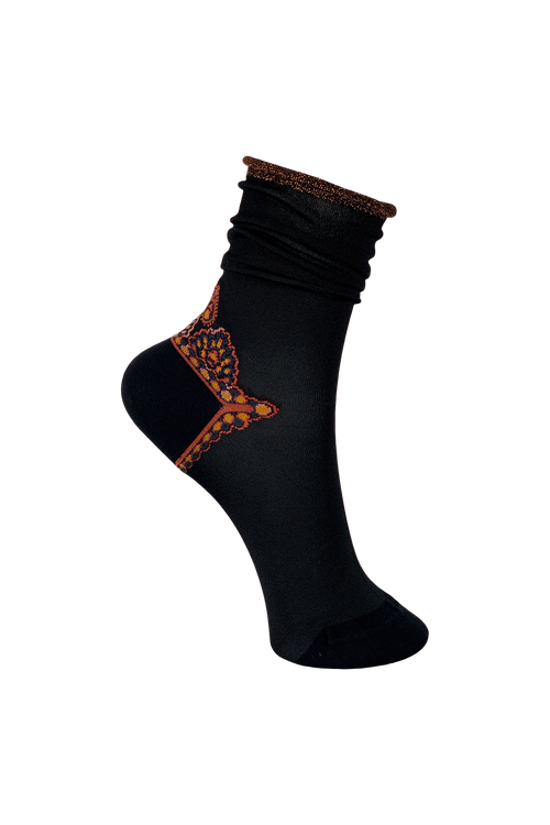 Socks Rokoko Black/Rust