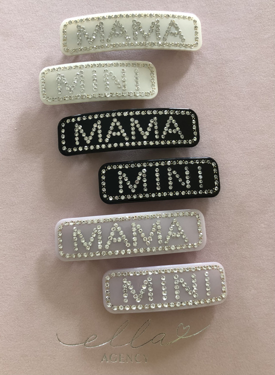 Hair clip Mama+Mini Lavendel