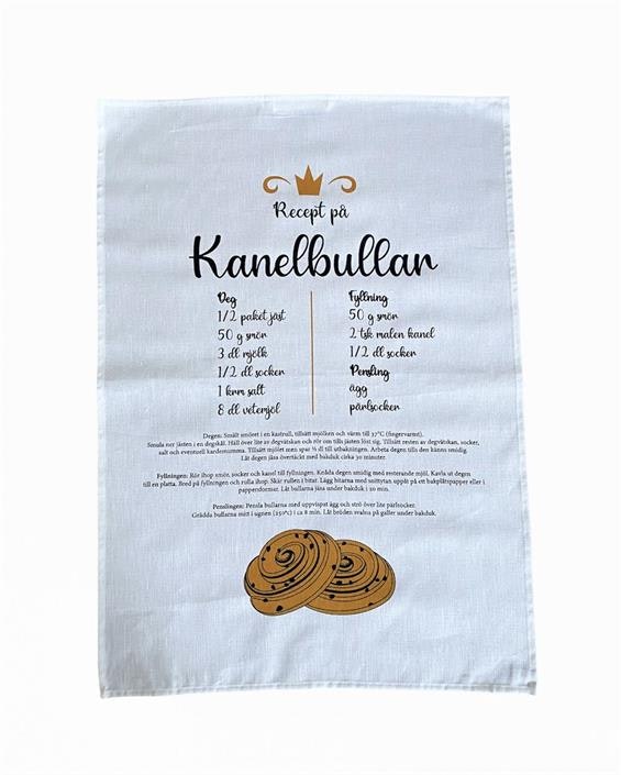 Kökshandduk Kanelbullar