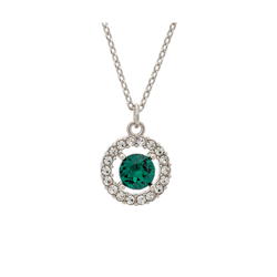 Miss Miranda Halsband Emerald Silver