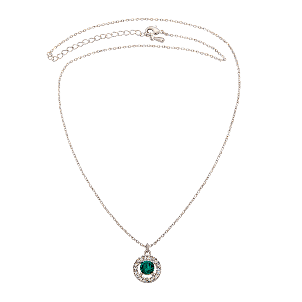 Miss Miranda Halsband Emerald Silver