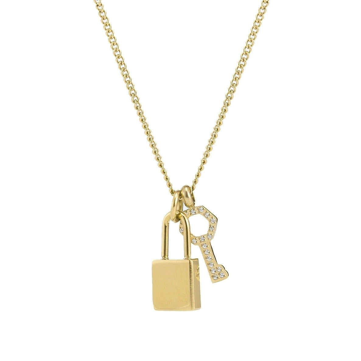 Love Lock Halsband Mini Guld