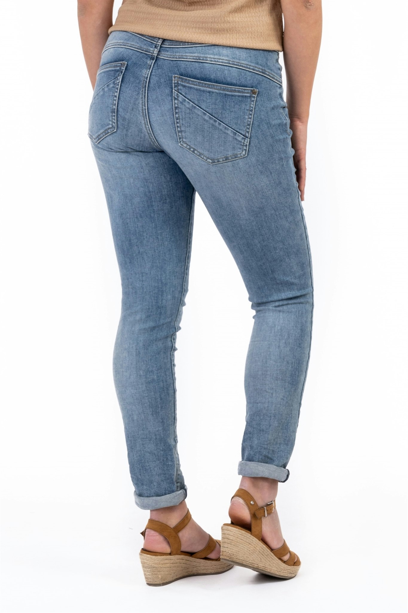 Destiny Jeans Blå Denim