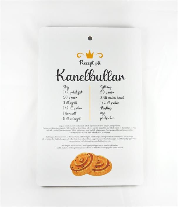 Skärbräda Kanelbullar