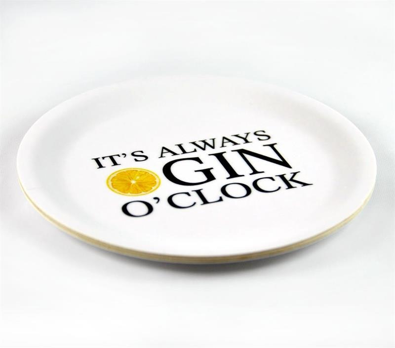 Glasunderlägg Gin ó clock