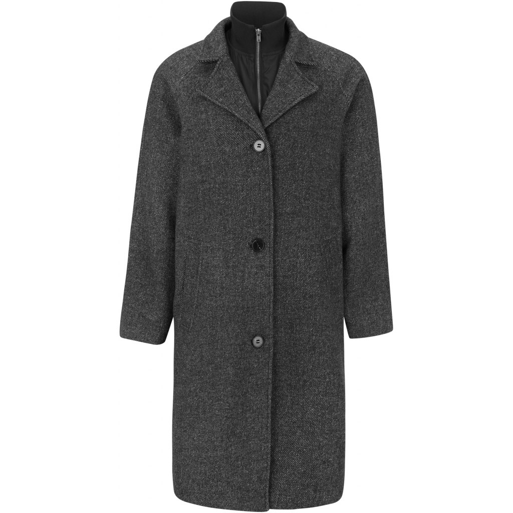 Mila Kappa 2- in 1 coat Svart