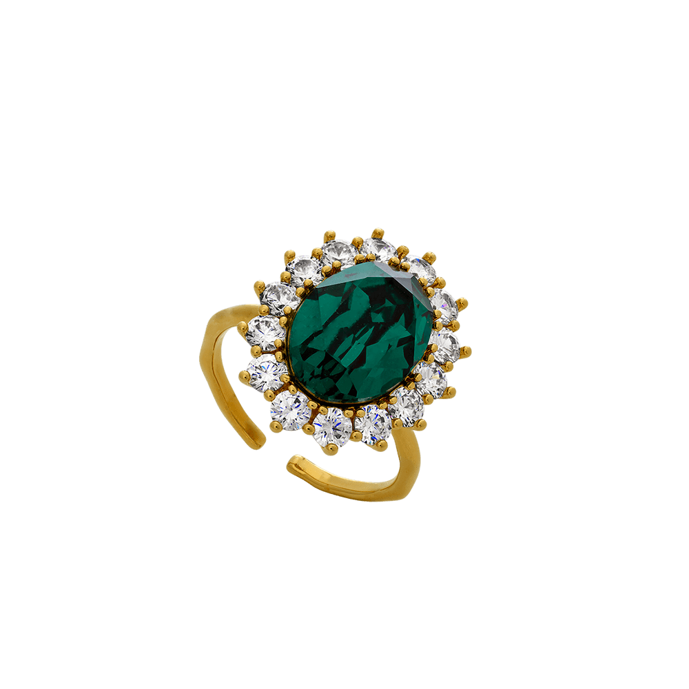 Lady Di Ring Emerald